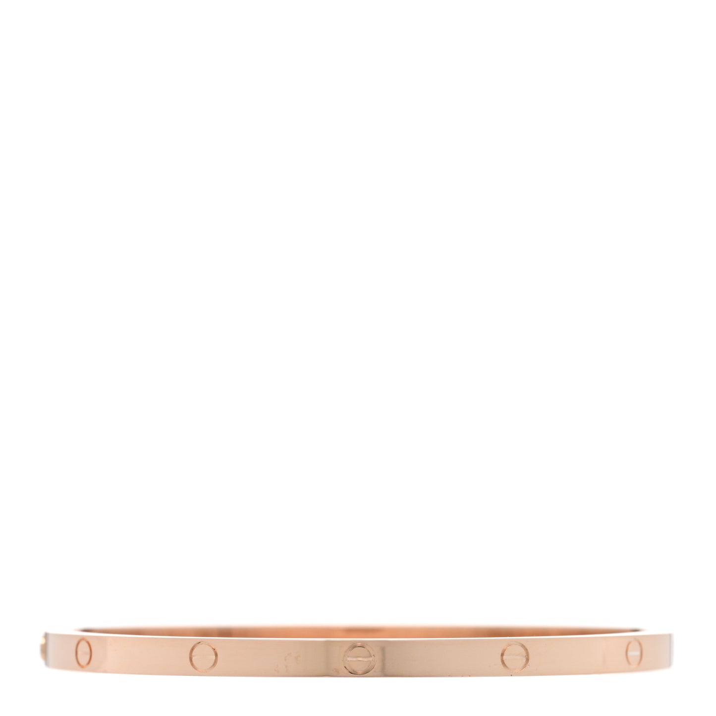 18K Pink Gold Small LOVE Bracelet 17