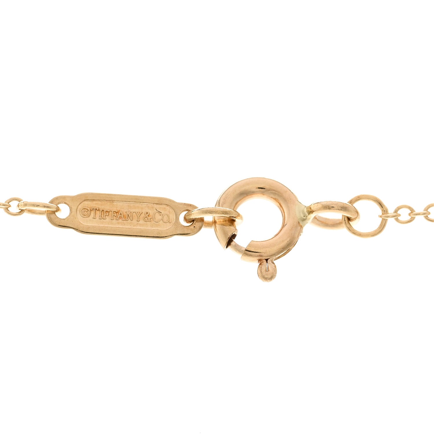 Tiffany 18K Yellow Gold Return to Tiffany Heart Tag Pendant Necklace 5 of 6