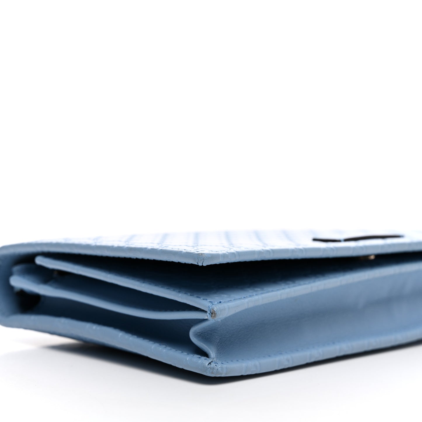 Microguccissima Crossbody Wallet Mineral Blue