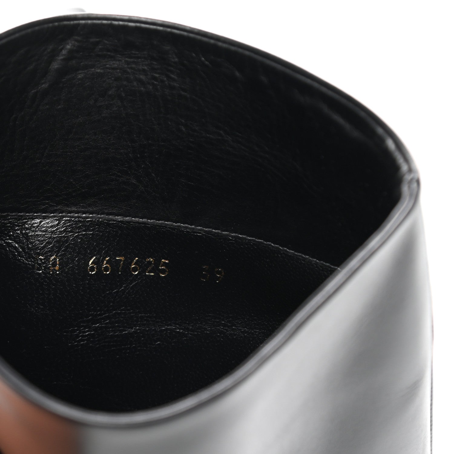 Saint Laurent Vanity Softy Calfskin 68 Tube 110 Boots 39 Black 7 of 7