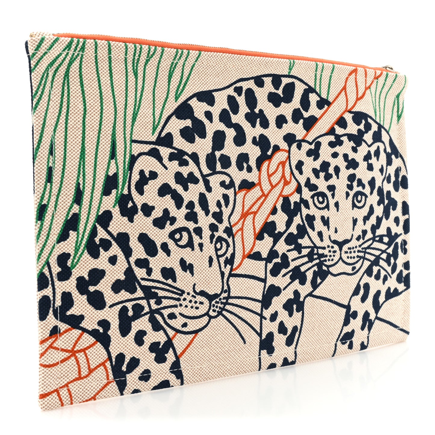 Canvas Jin et Leo Flat Case Marine Corail