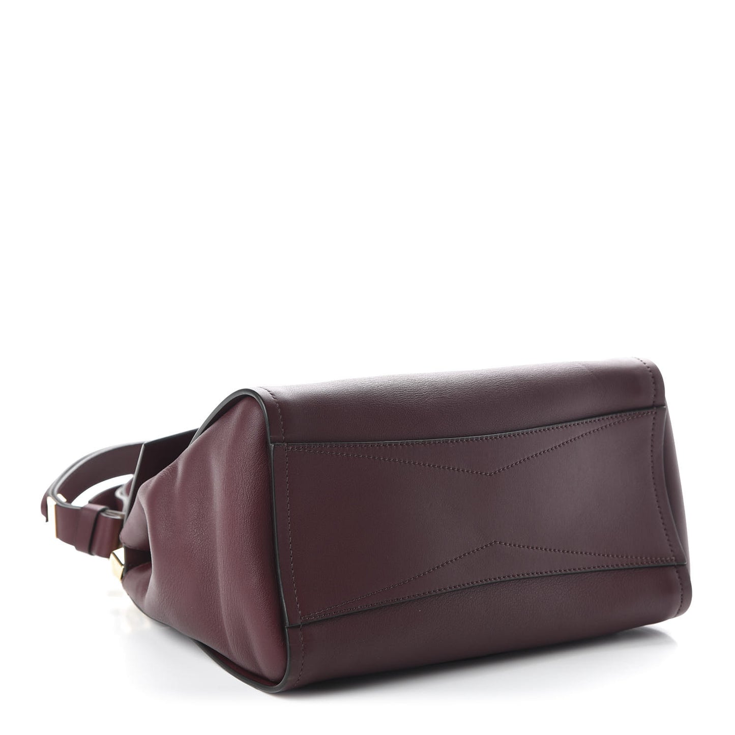 Calfskin Small Mystic Shoulder Bag Aubergine