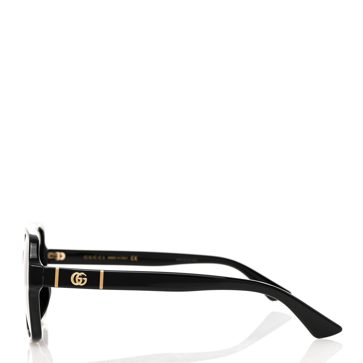 Acetate Square Sunglasses GG0765SA Black