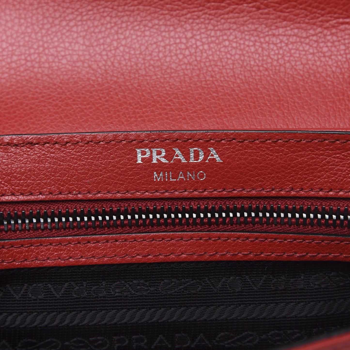Glace Calfskin Studded Crossbody Fuoco