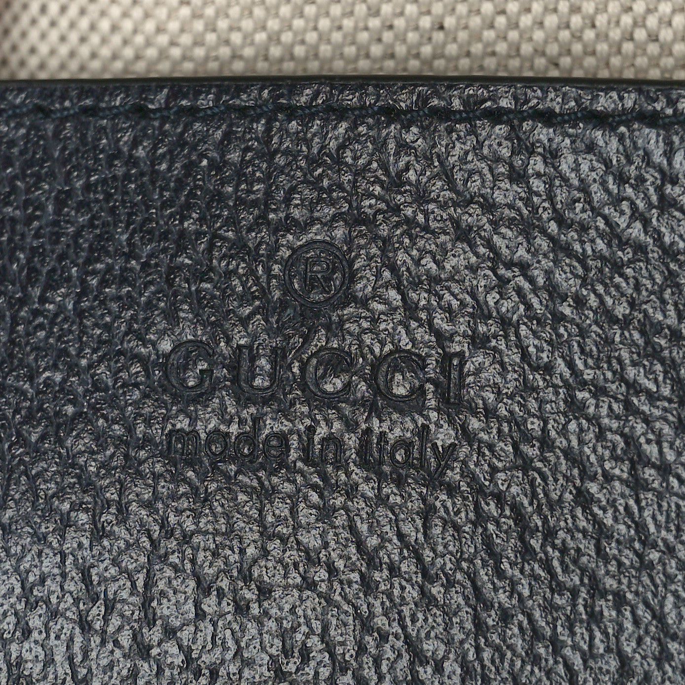 GG Supreme Monogram Textured Dollar Calfskin Web Small Ophidia Camera Bag Beige Blue