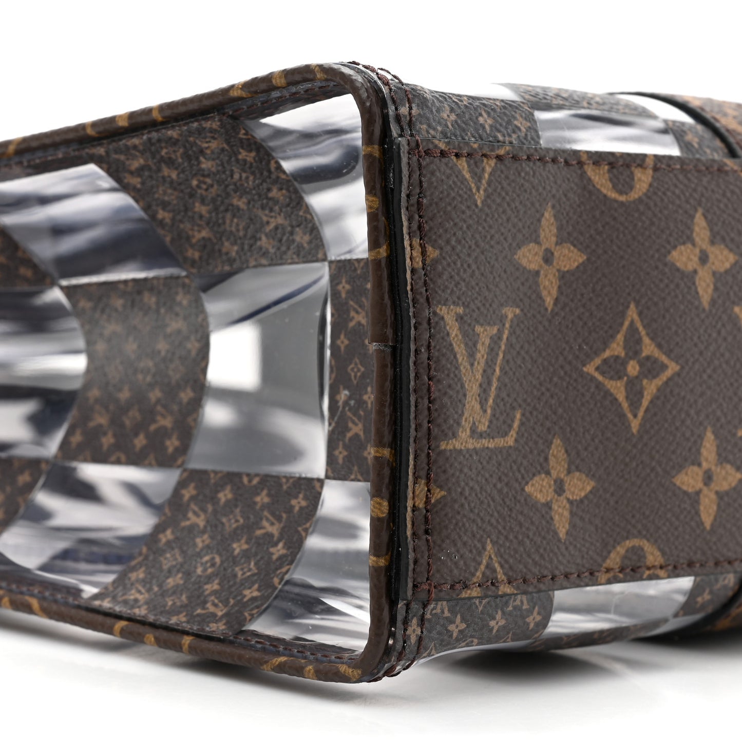 PVC Monogram Chess Sac Plat