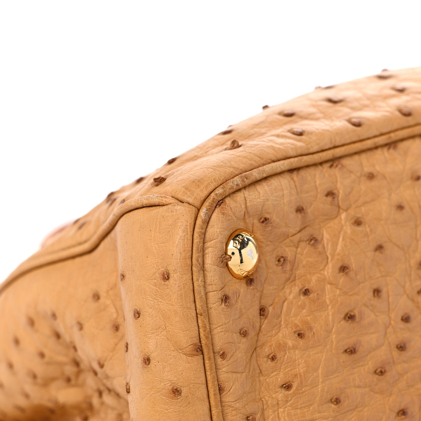 Ostrich Executive Tote Cognac