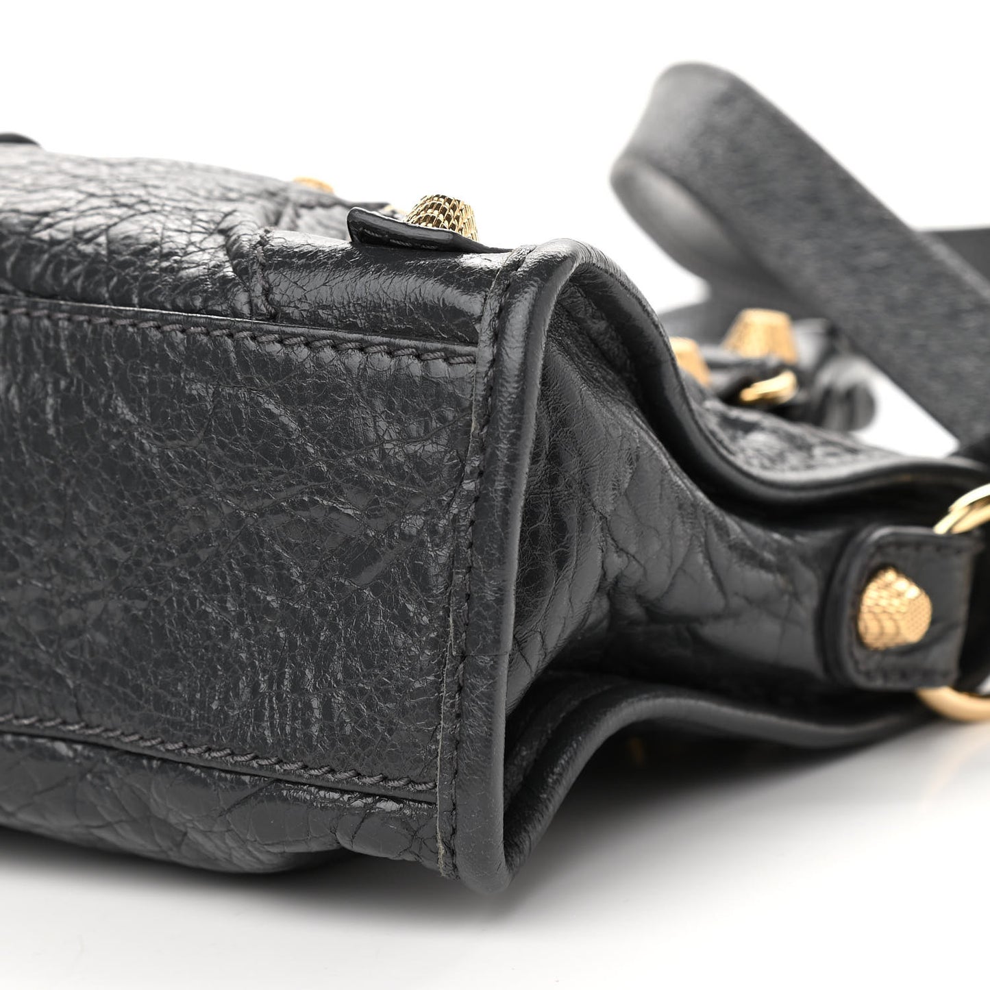Agneau Giant 12 Gold Hardware Mini City Gris Fossile