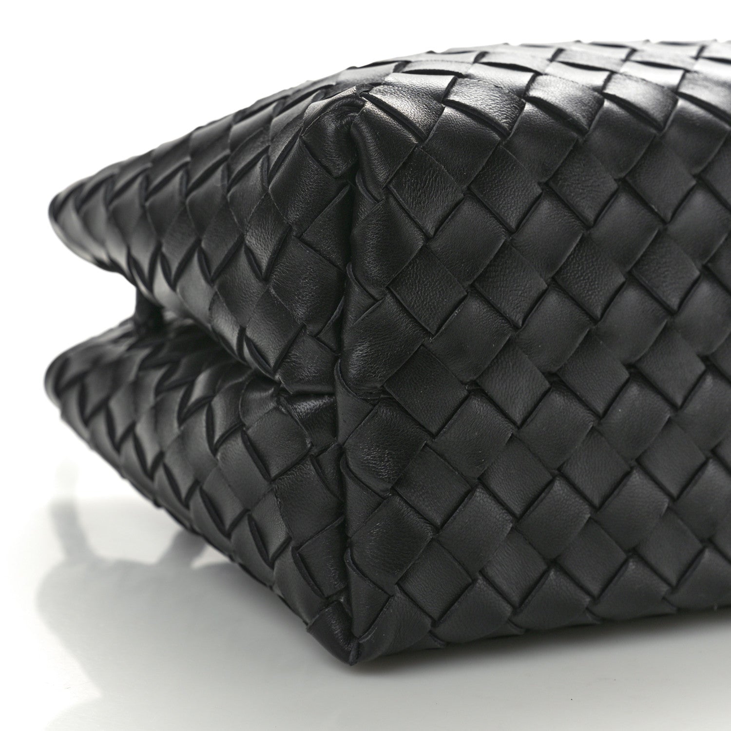 Bottega Veneta Nappa Intrecciato Small East West Andiamo Shoulder Bag Black 10 of 11