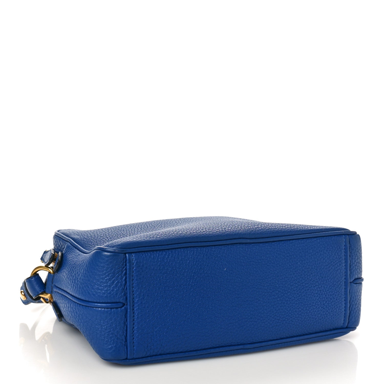 Prada Vitello Phenix Camera Bag Blue 4 of 10