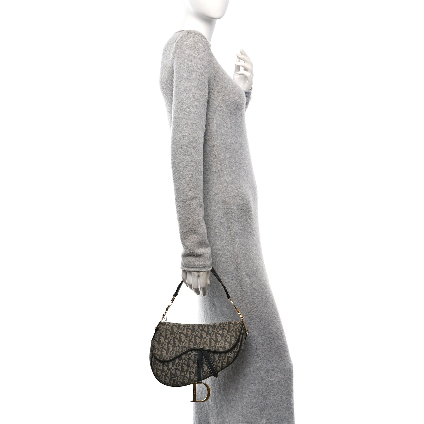 Monogram Saddle Bag Blue