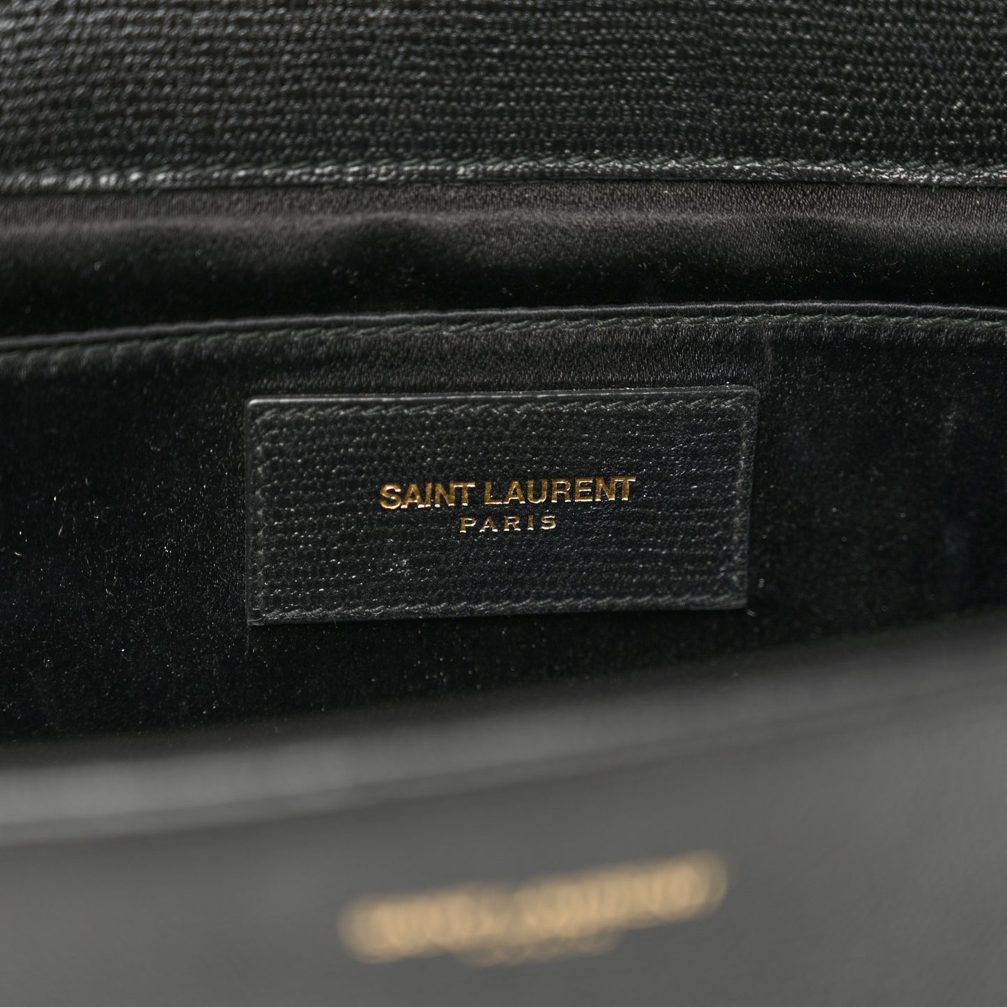 Textured Calfskin Classic Y Ligne Clutch Black