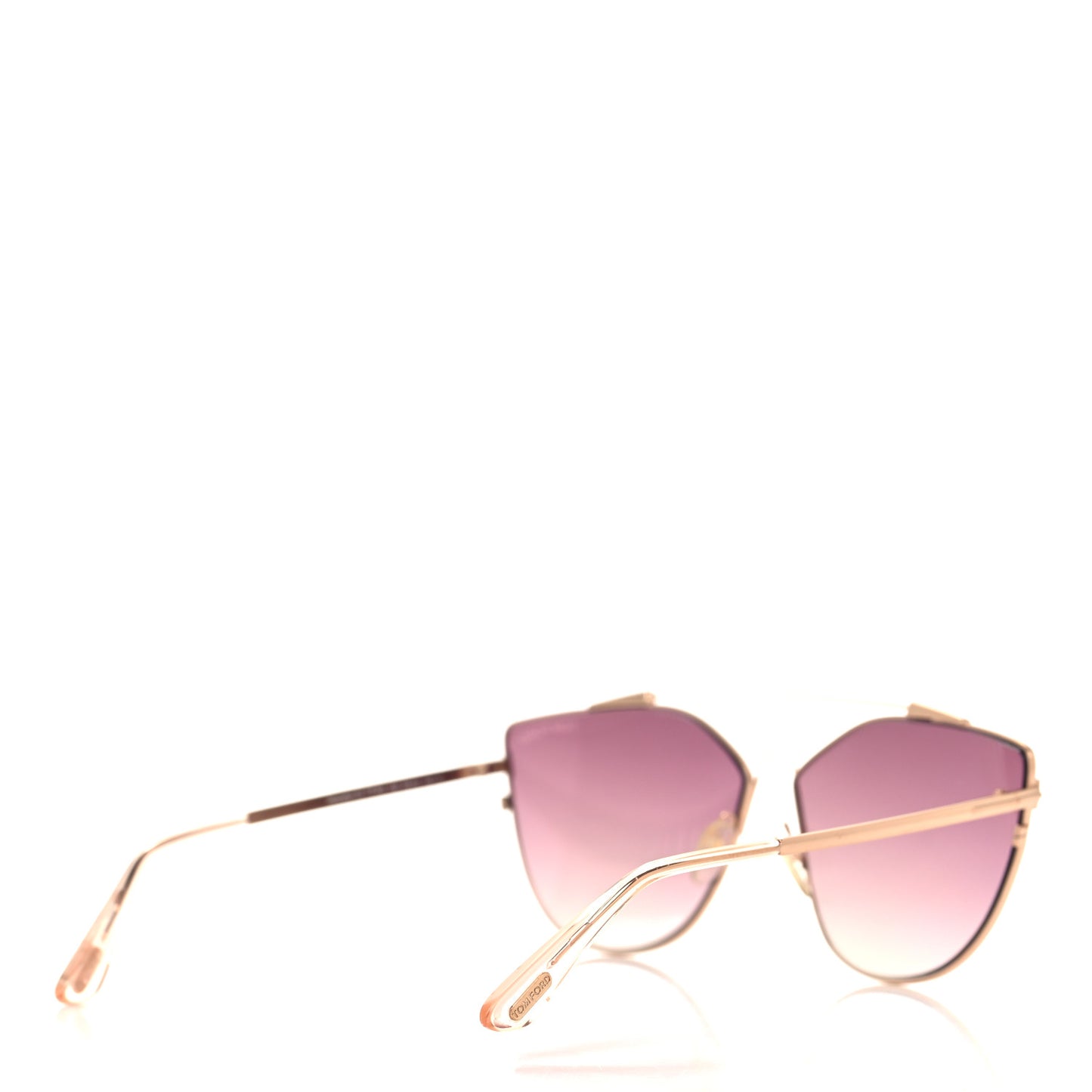 Jacquelyn 02 Aviator Sunglasses TF563 Rose Gold Rose Gold