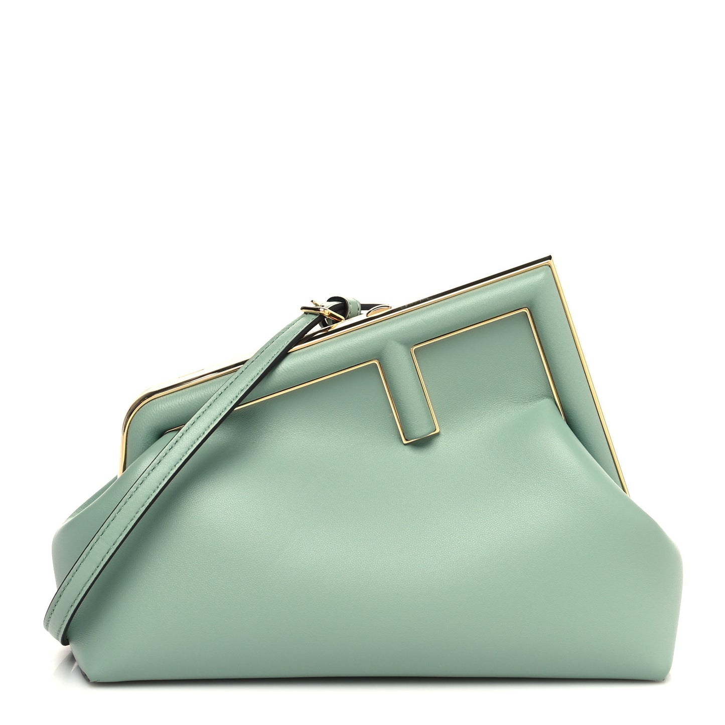 Shiny Nappa Small Fendi First Menta