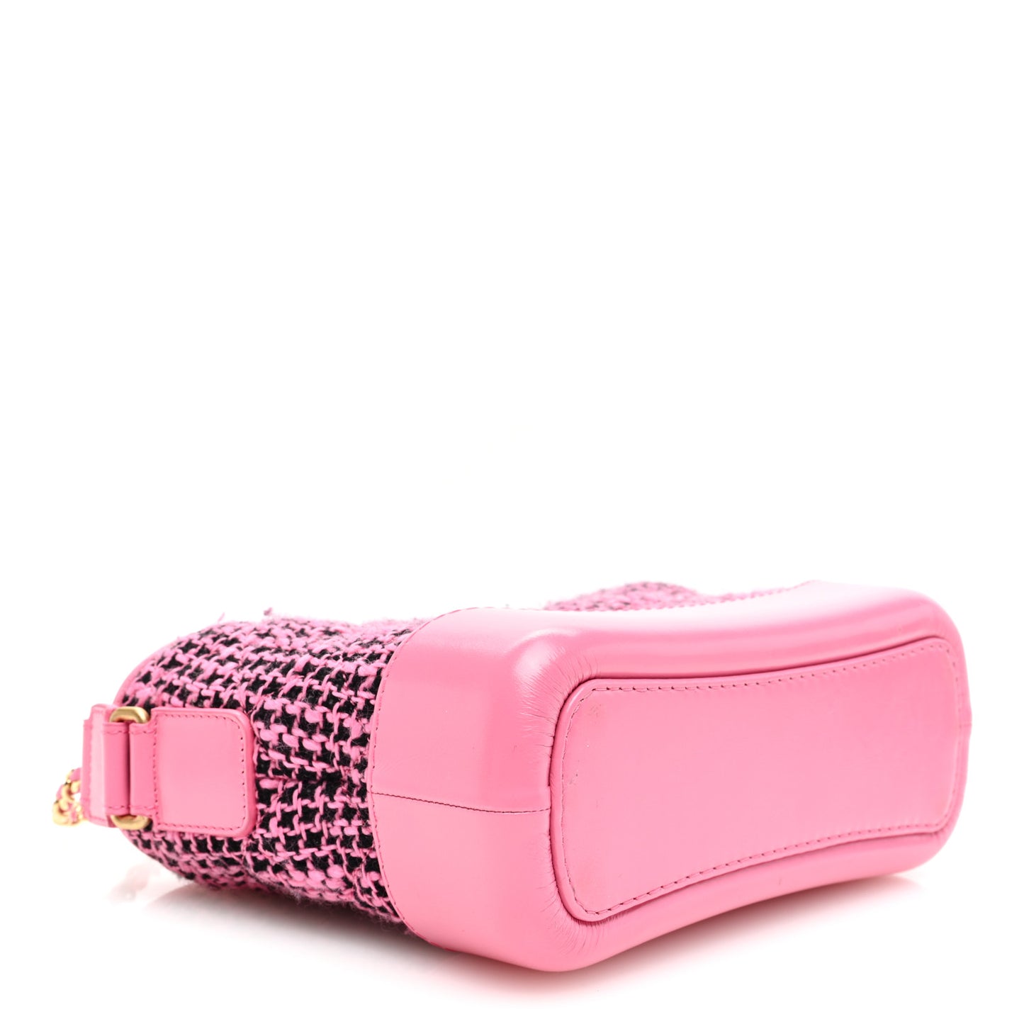 Tweed Calfskin Small Gabrielle Hobo Pink