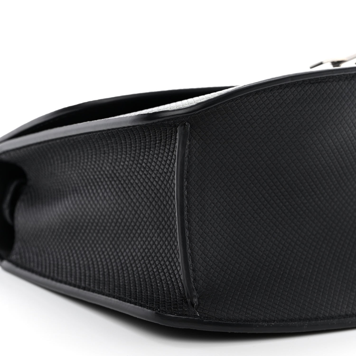 The Row Stamped Saddle Calfskin The Sofia 8.75 Crossbody Black 9 of 11