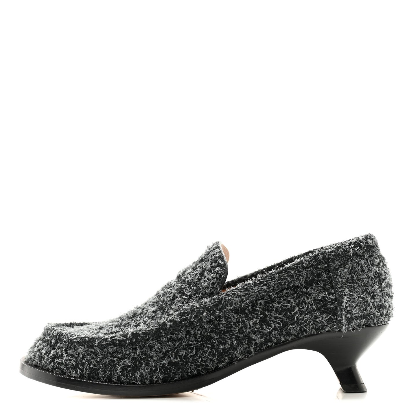 Brushed Suede Campo 40mm Loafers 41 Charcoal