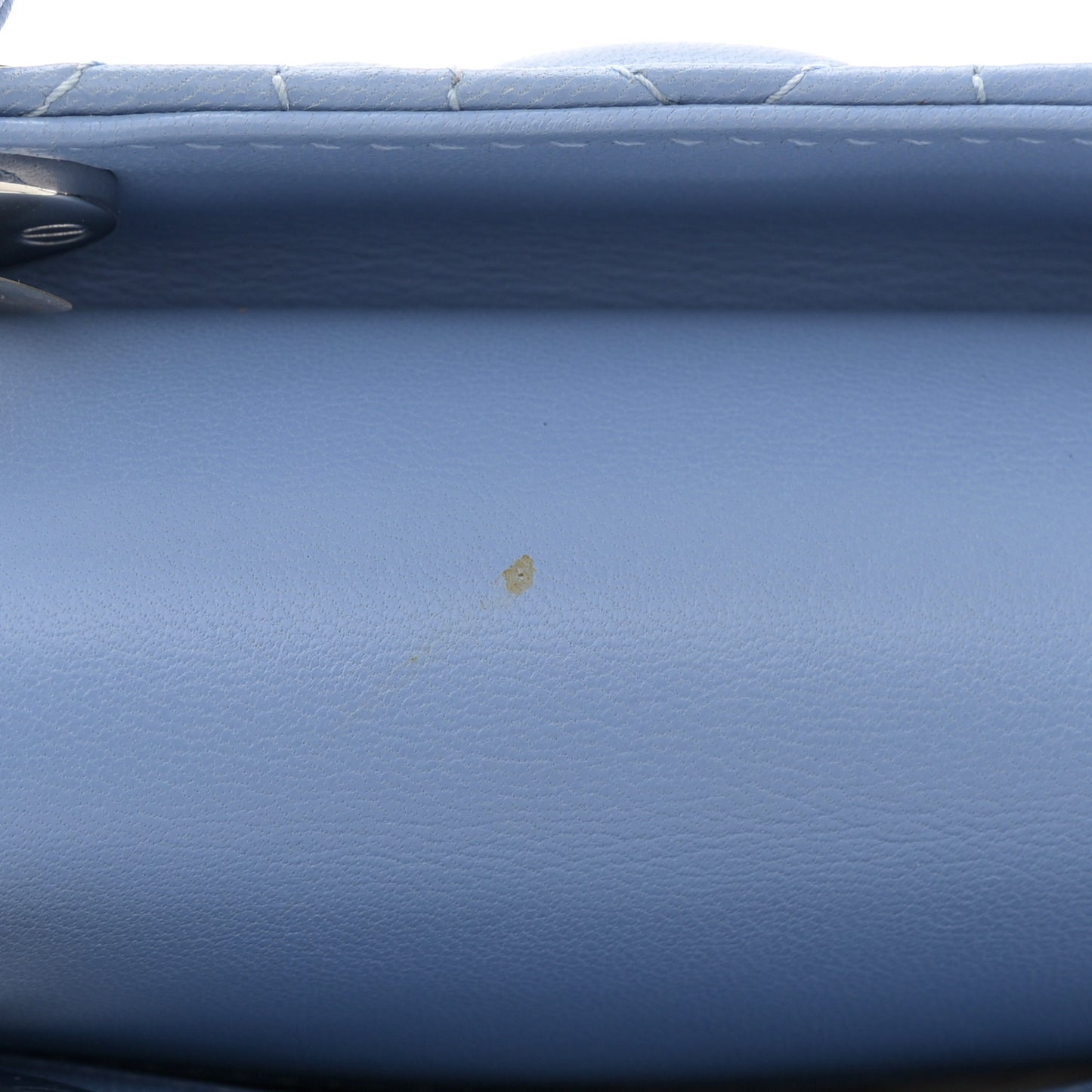 Lambskin Cannage Mini Lady Dior Blue