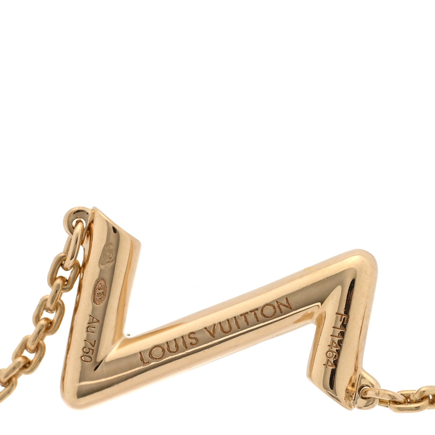 18K Yellow Gold Volt Upside Down Chain Bracelet