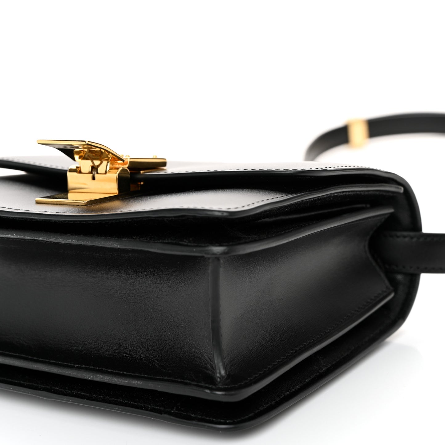 Box Calfskin Small Classic Box Flap Bag Black