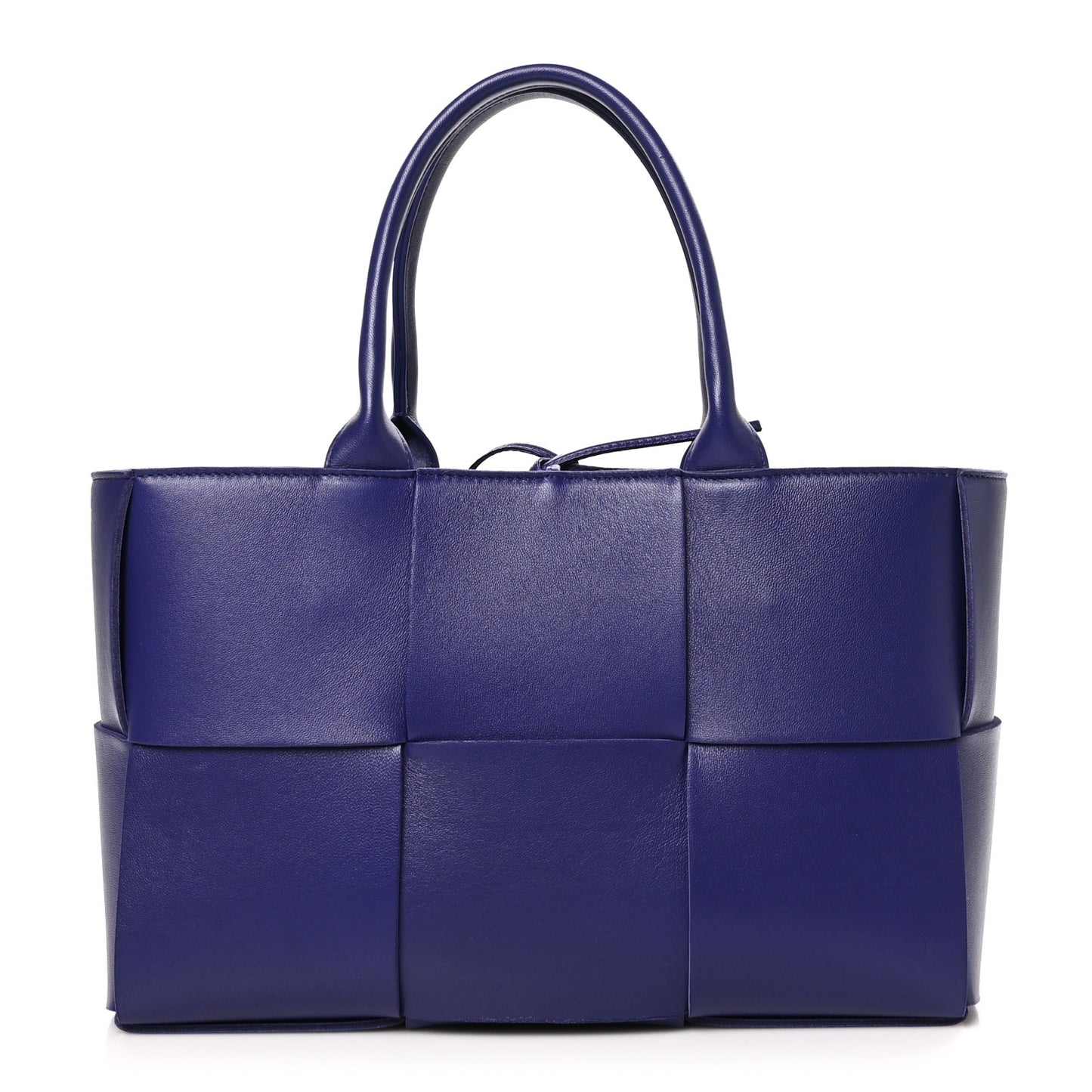 Smooth Calfskin Intrecciato Small Arco Tote Unicorn