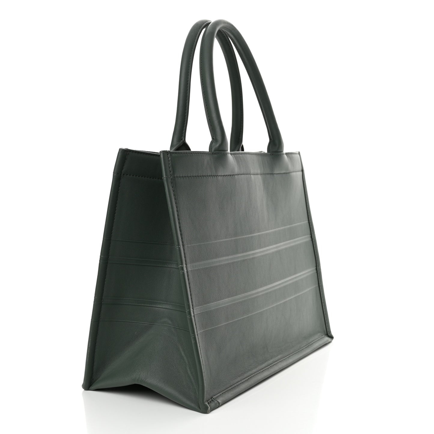 Calfskin Embossed Medium Book Tote Orage