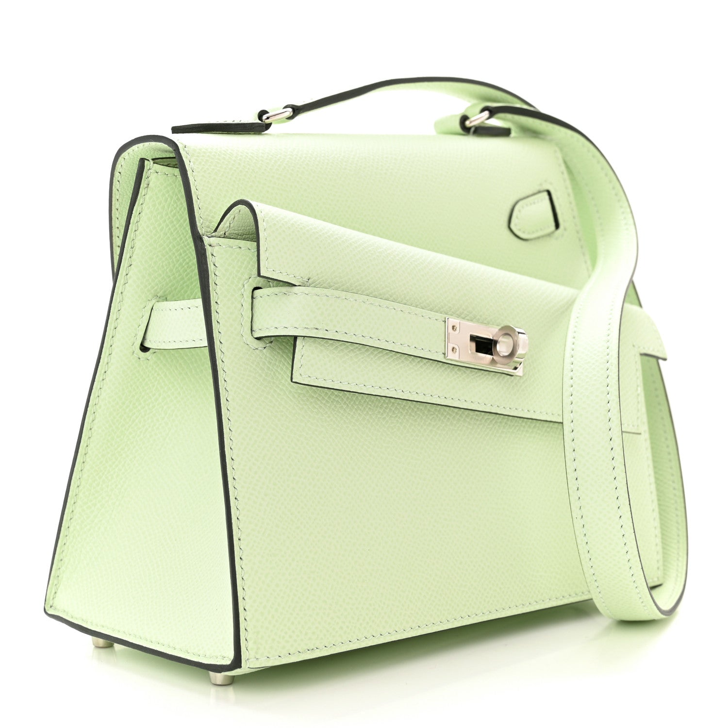 Hermes Epsom Kelly En Desordre Sellier 20 Vert Fizz 3 of 12