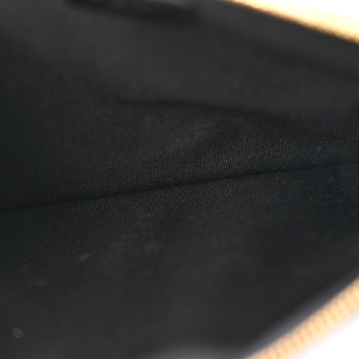 Givenchy Goatskin Diamond Quilted GV3 Medium Pouch Black 5 of 12