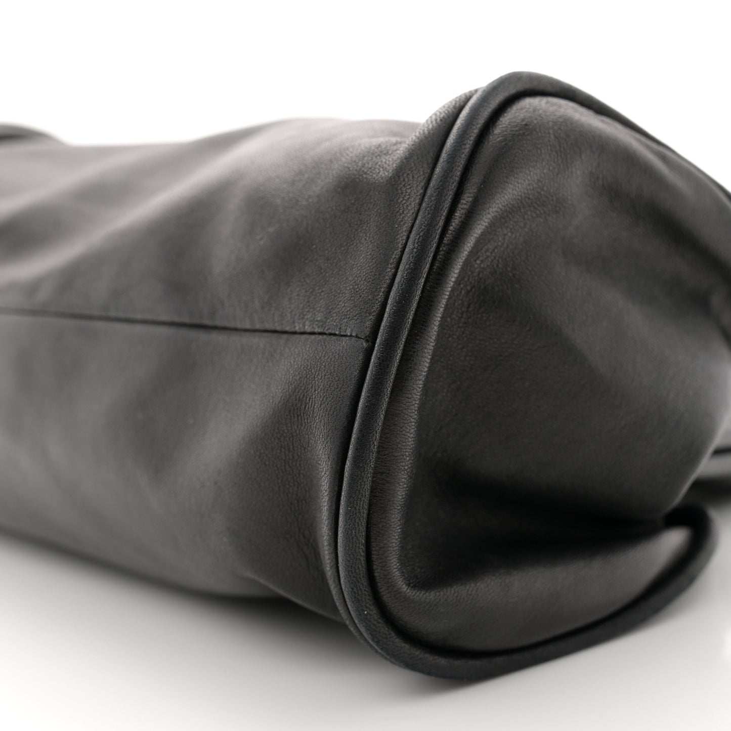 Lambskin Camellia Handbag Black