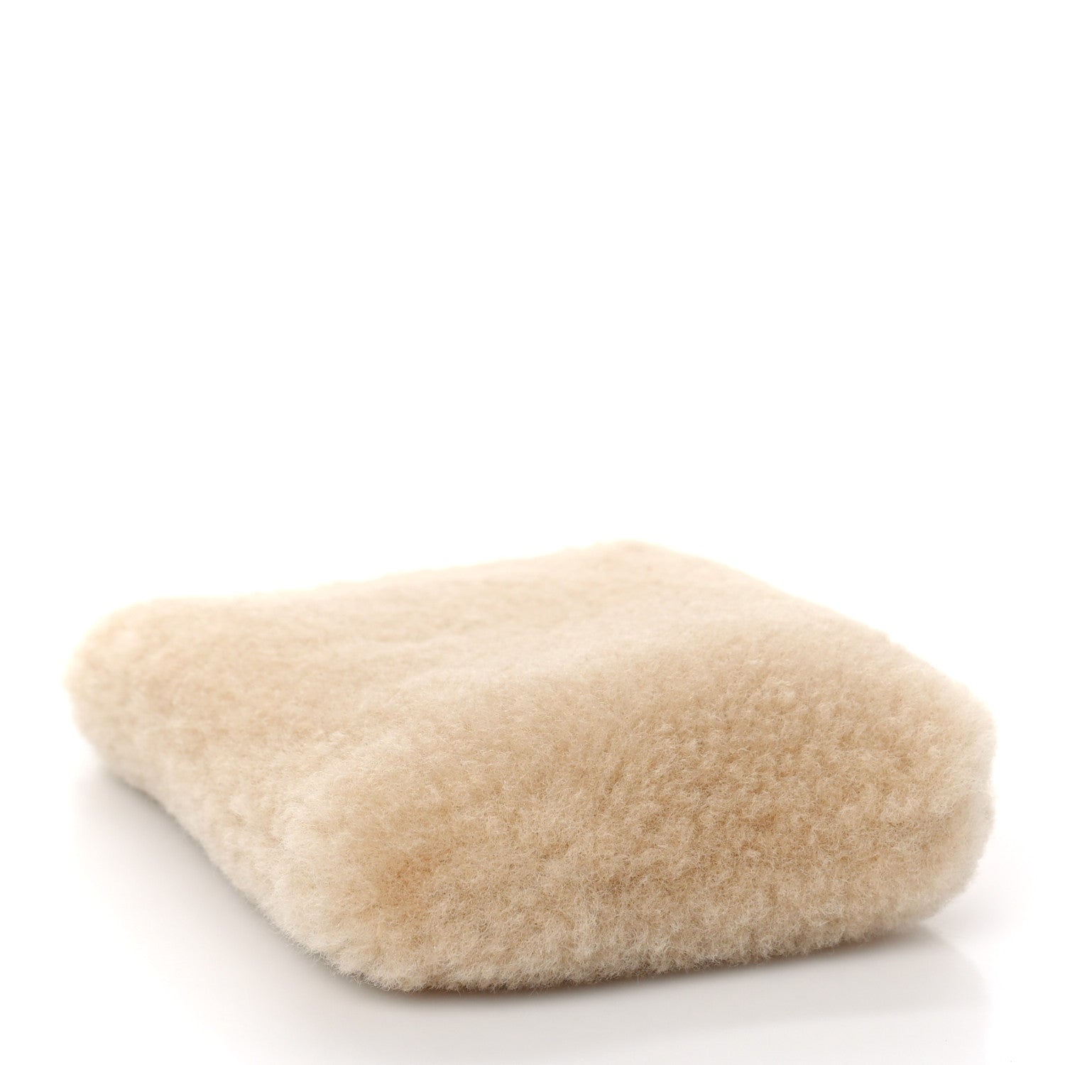 Saint Laurent Shearling Mini Pac Pac Pouch On Chain Natural 4 of 8