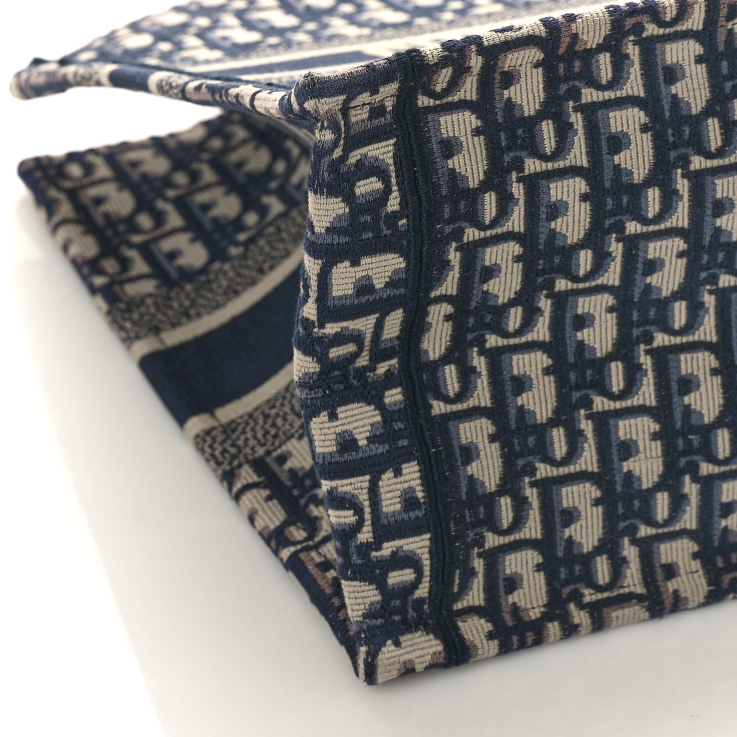 Oblique Medium Book Tote Blue Multicolor