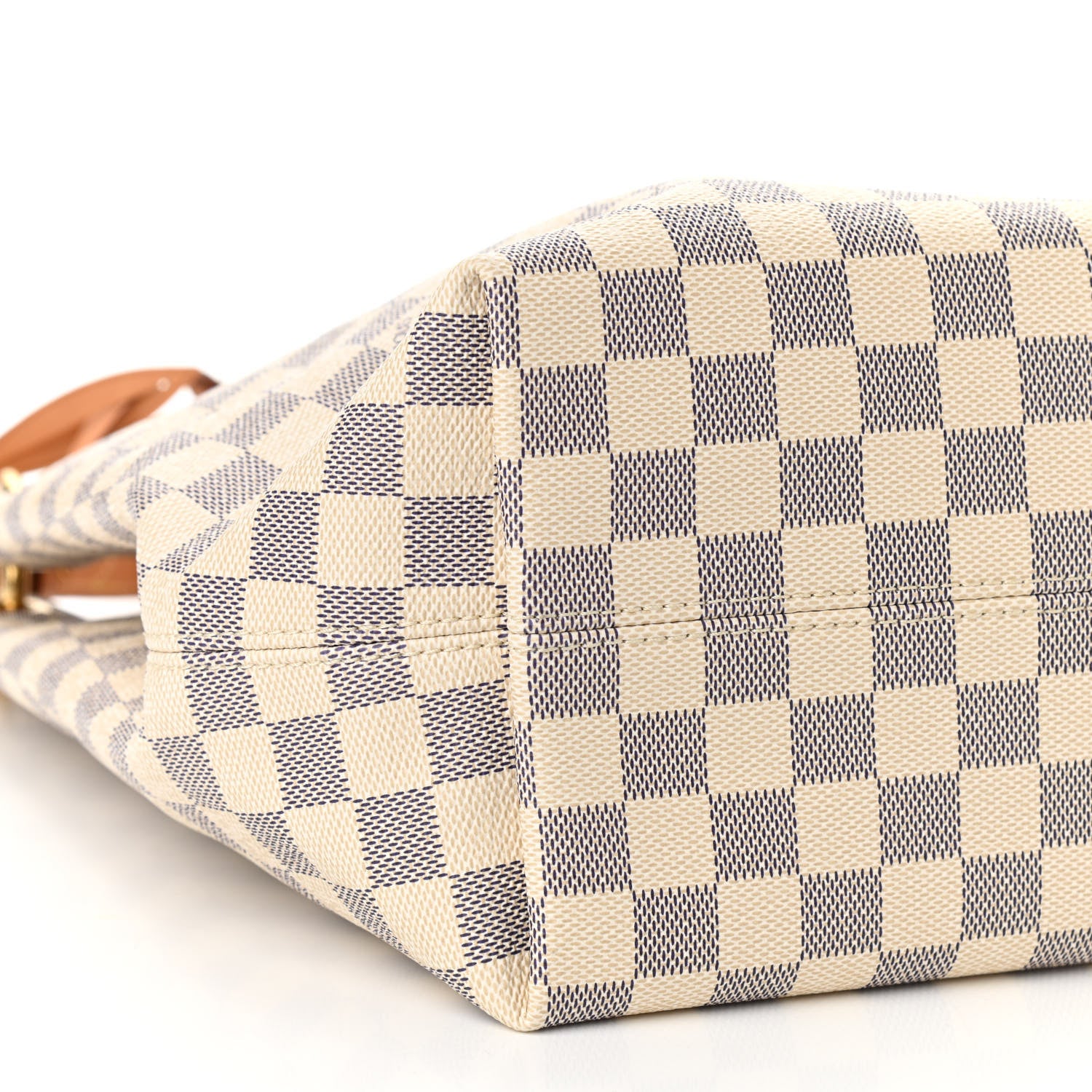 Louis Vuitton Damier Azur Graceful MM Rose Ballerine 9 of 10