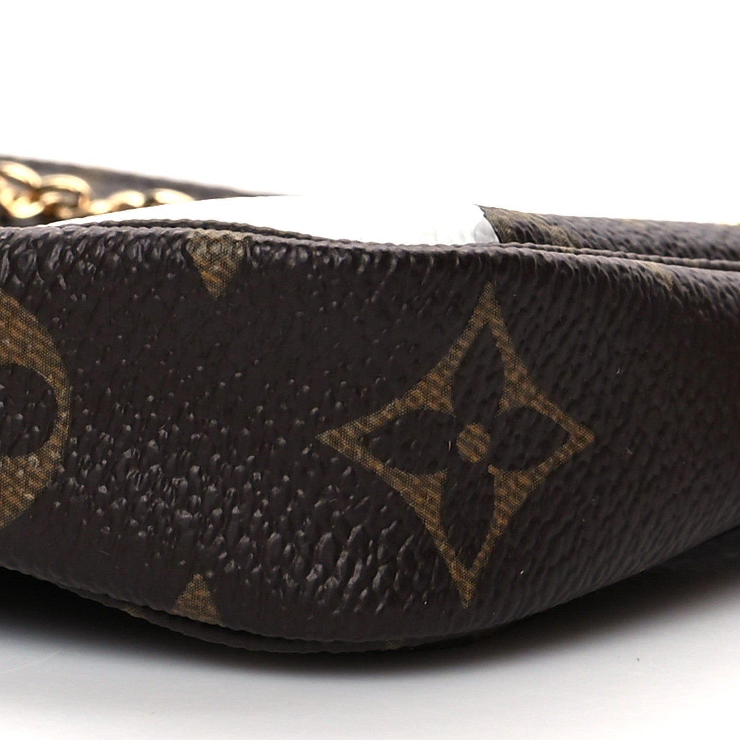 Louis Vuitton Monogram 2019 Christmas Animation Mini Courchevel Pochette Accessories Fuchsia 6 of 10