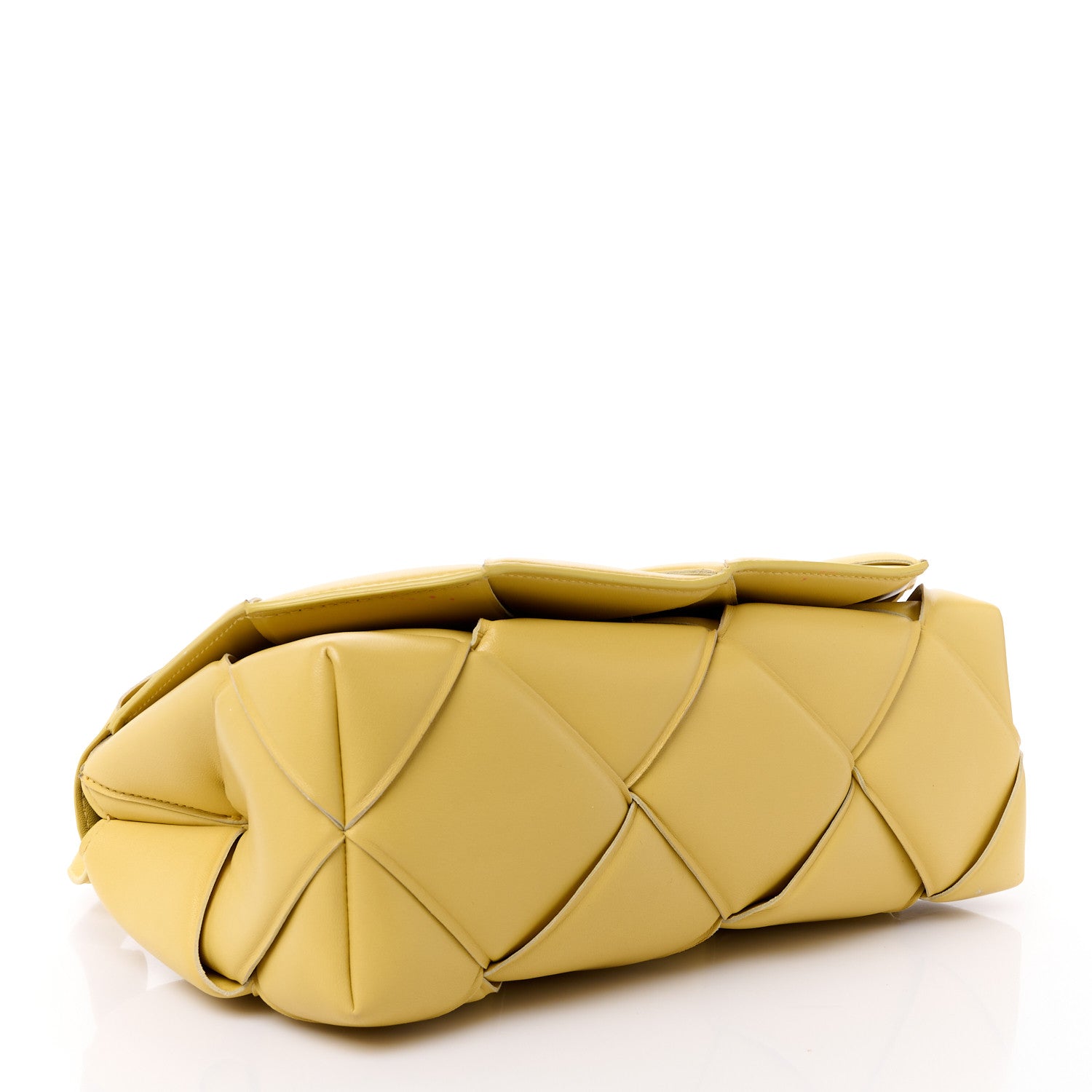 Bottega Veneta Nappa Intreccio Padded Top Handle Shoulder Bag Corn 4 of 14