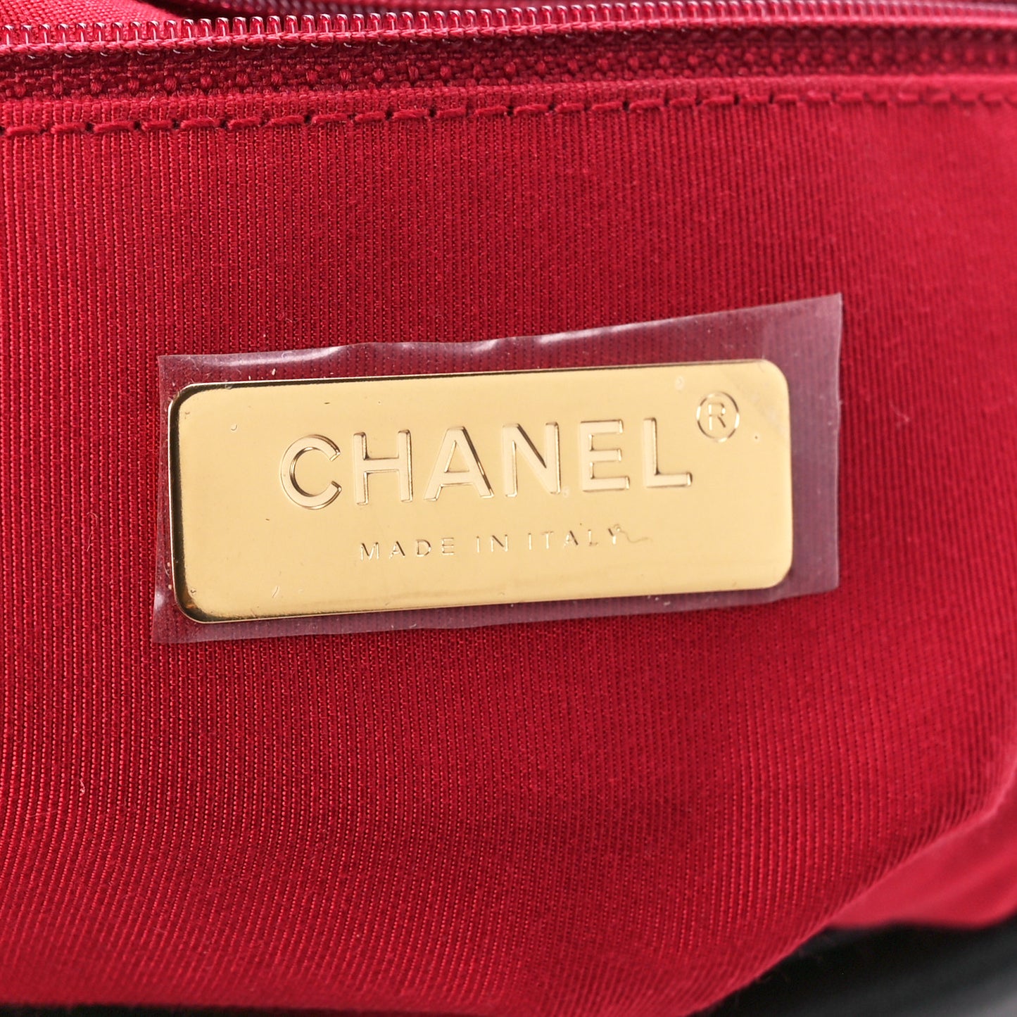 Lambskin Quilted Large Chanel 19 Flap Black