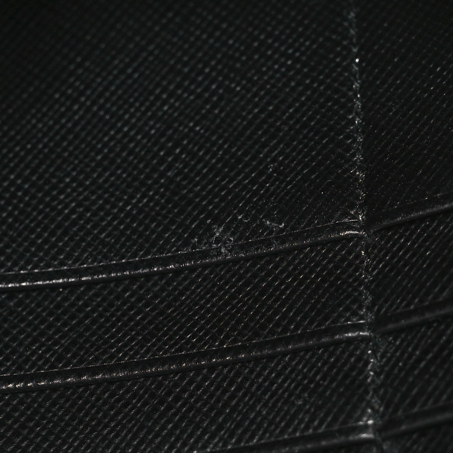 Saffiano Bow Continental Wallet Black