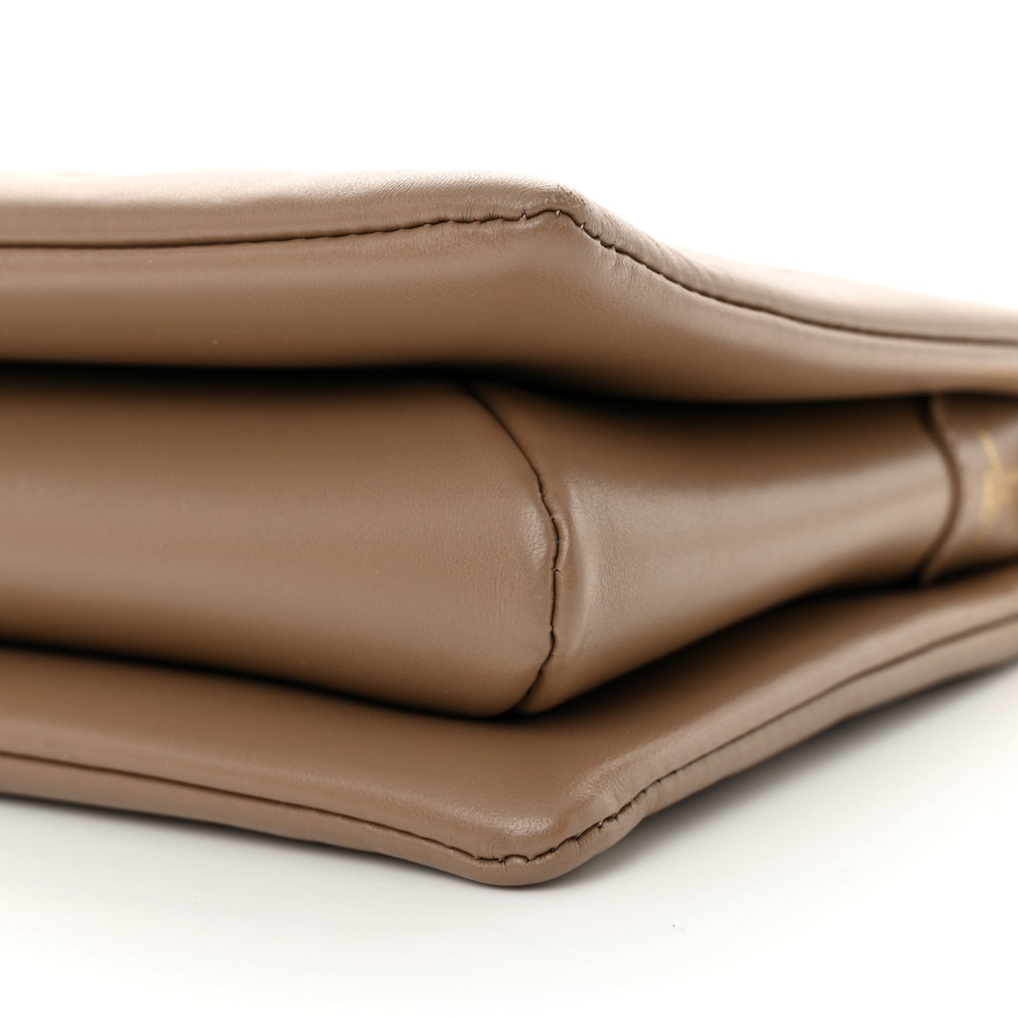 Lambskin Embossed Monogram Coussin PM Taupe