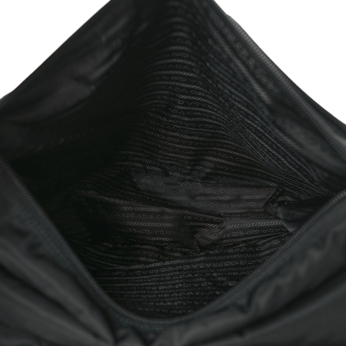 Nylon Vela Sport Messenger Bag Black