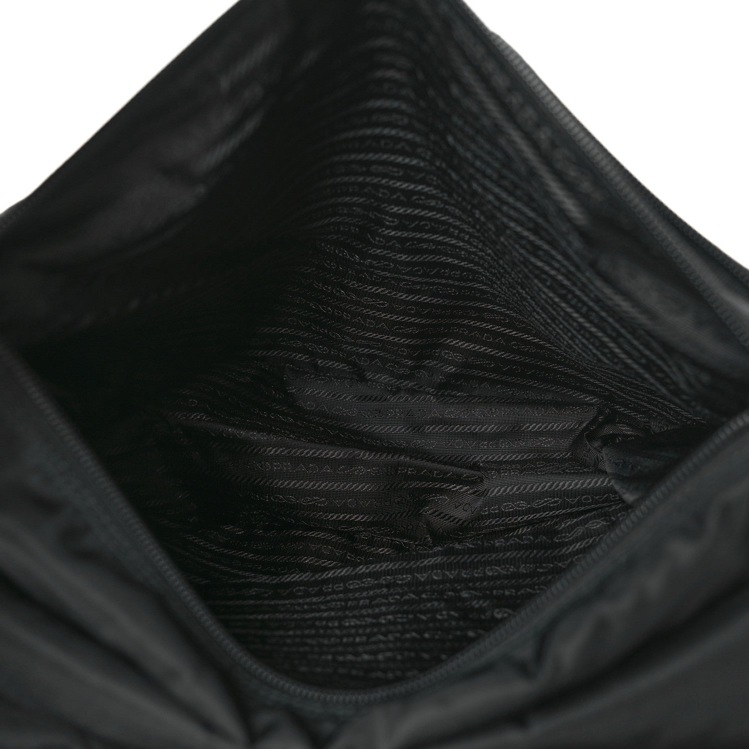 Prada Nylon Vela Sport Messenger Bag Black 5 of 9