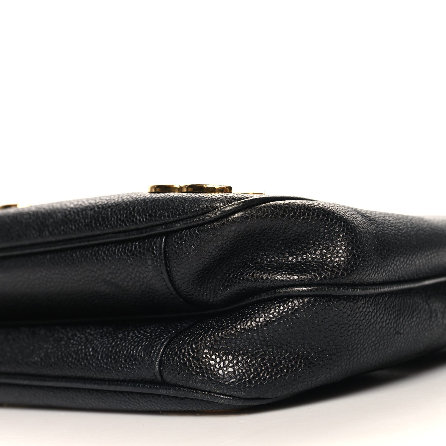 Chanel Caviar Triple CC Shoulder Bag Black 10 of 13