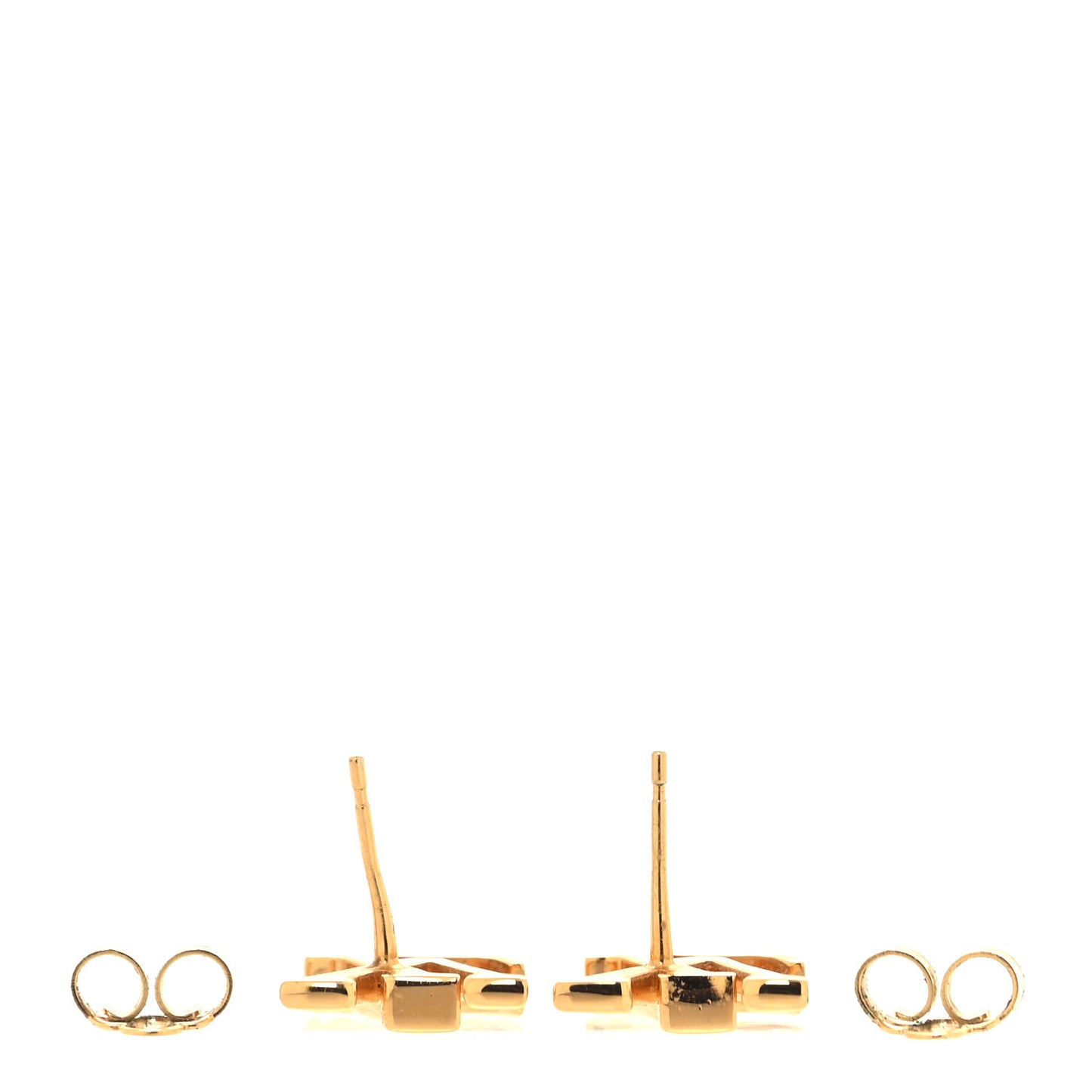Metal LV Iconic Earrings Gold
