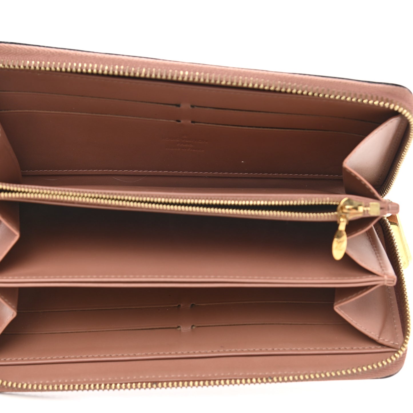 Vernis Zippy Wallet Rose Velours
