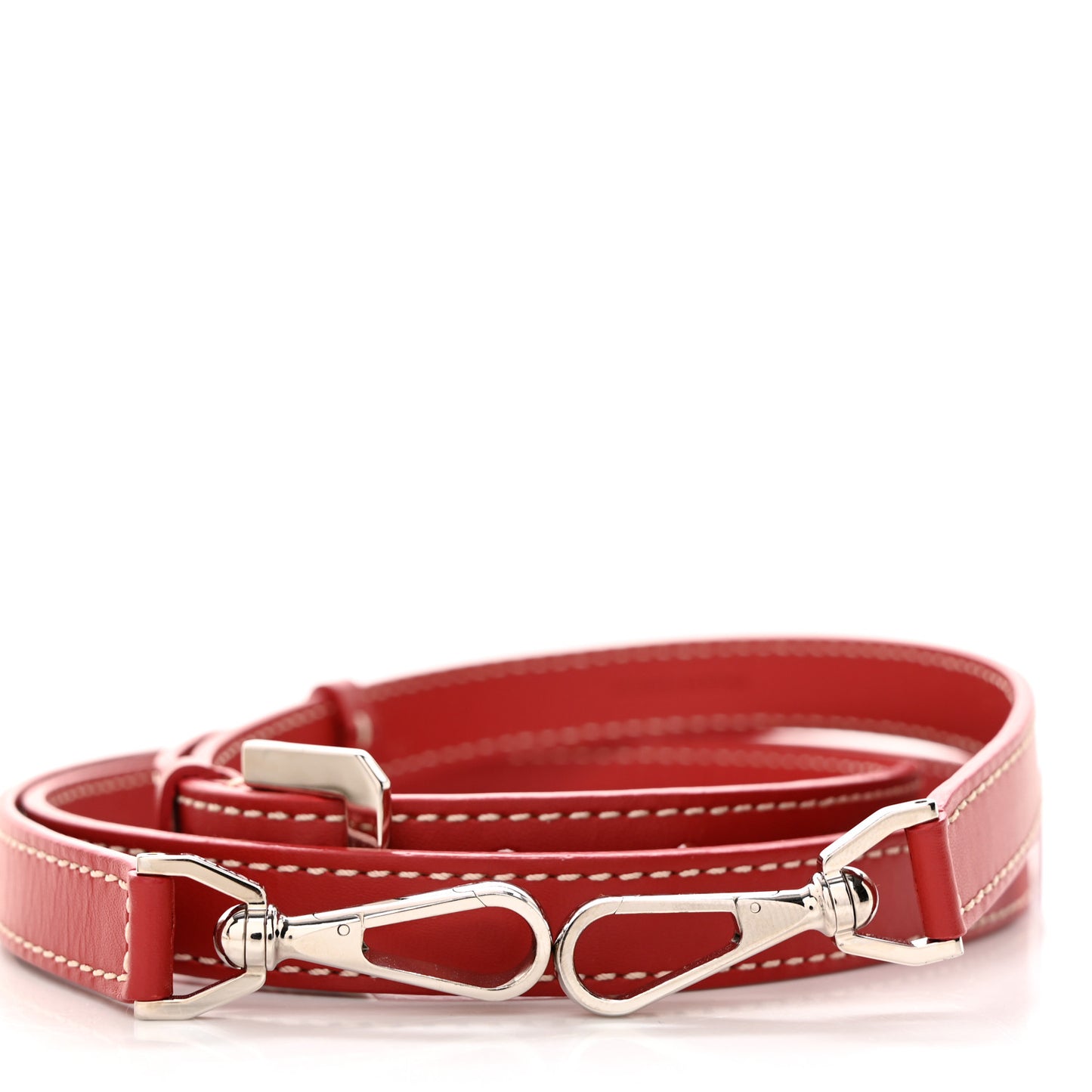 Calfskin Adjustable Shoulder Strap Red