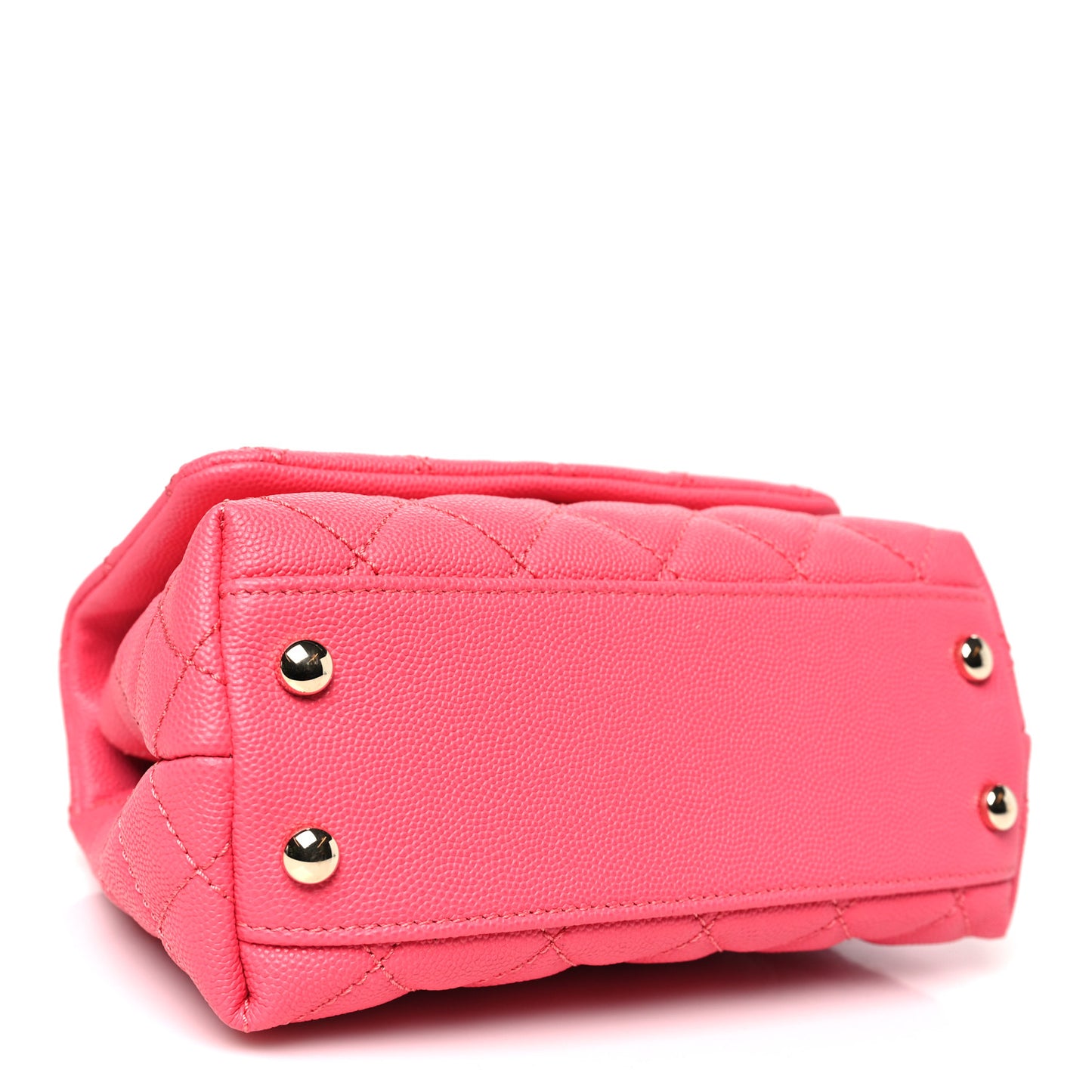 Caviar Quilted Extra Mini Coco Handle Flap Pink