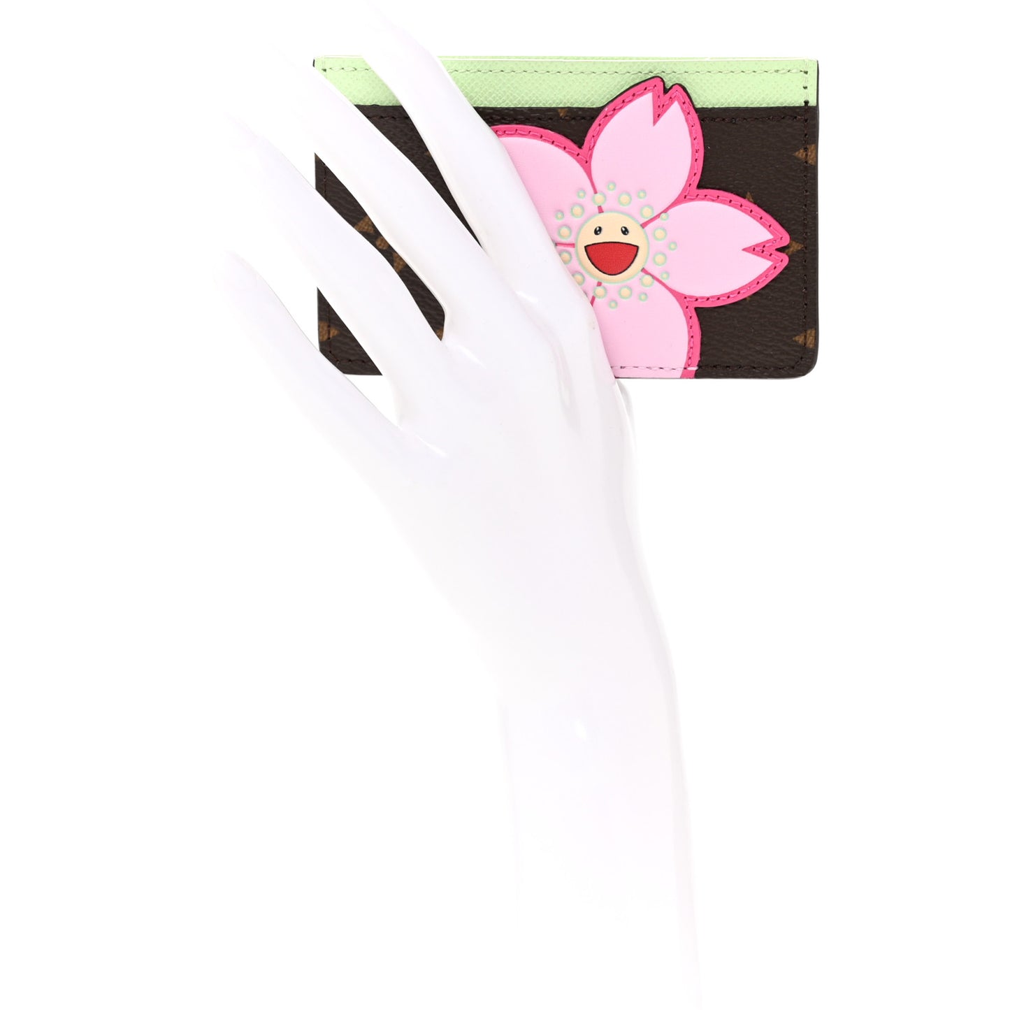 LV X TM Monogram Cherry Blossom Card Holder Sakura Brown