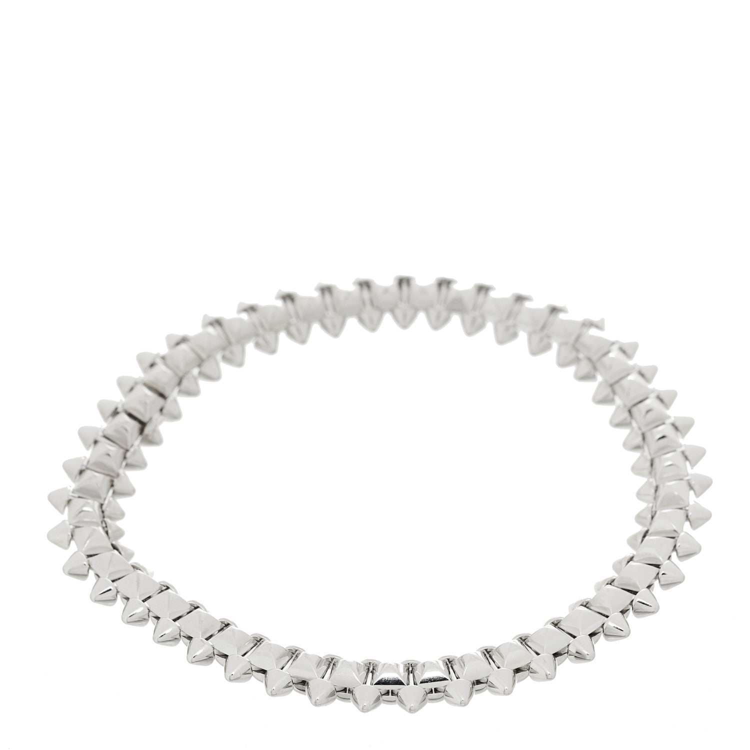 Cartier 18K White Gold Medium Clash De Cartier Flexible Bracelet