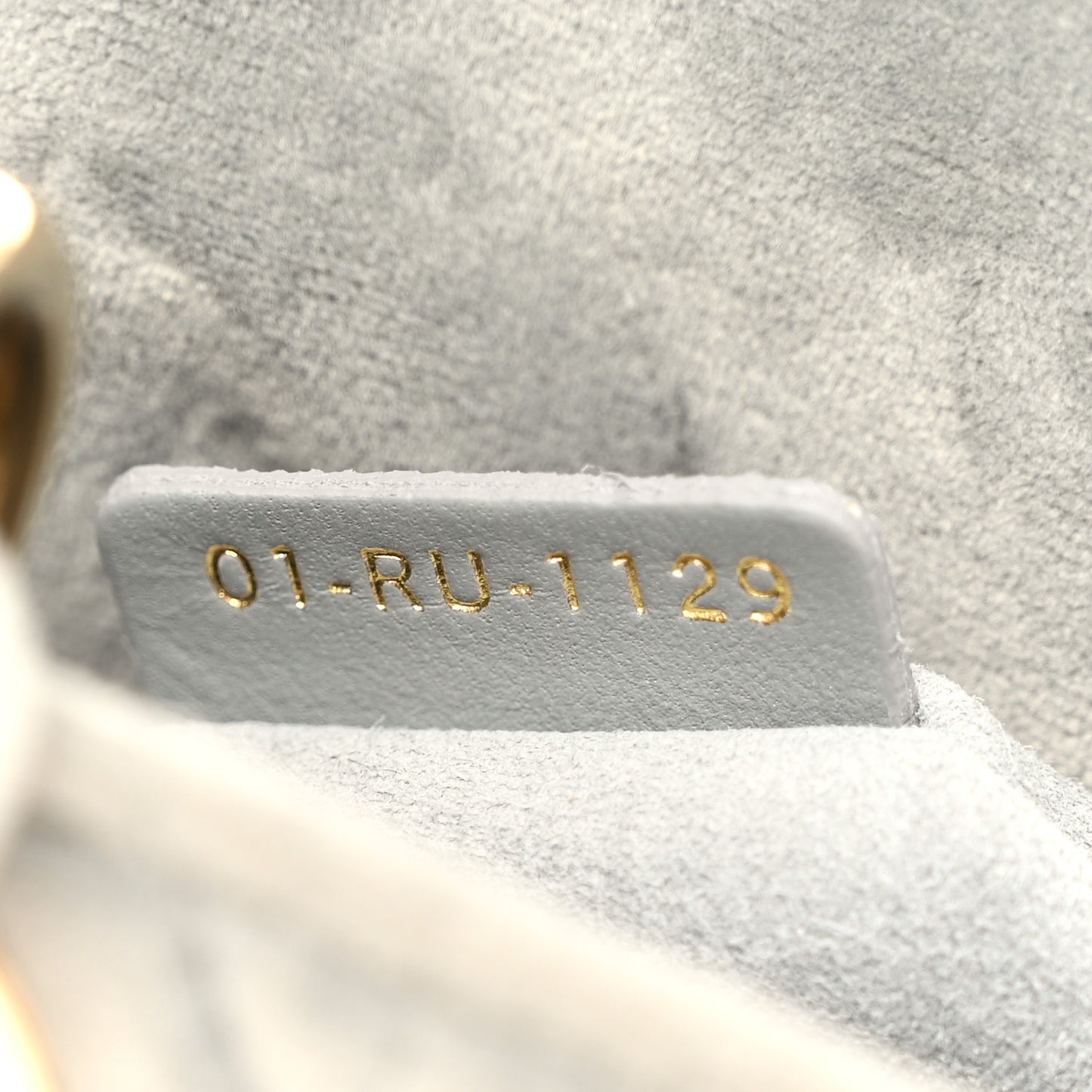 Velvet Mini Lady Dior Gray