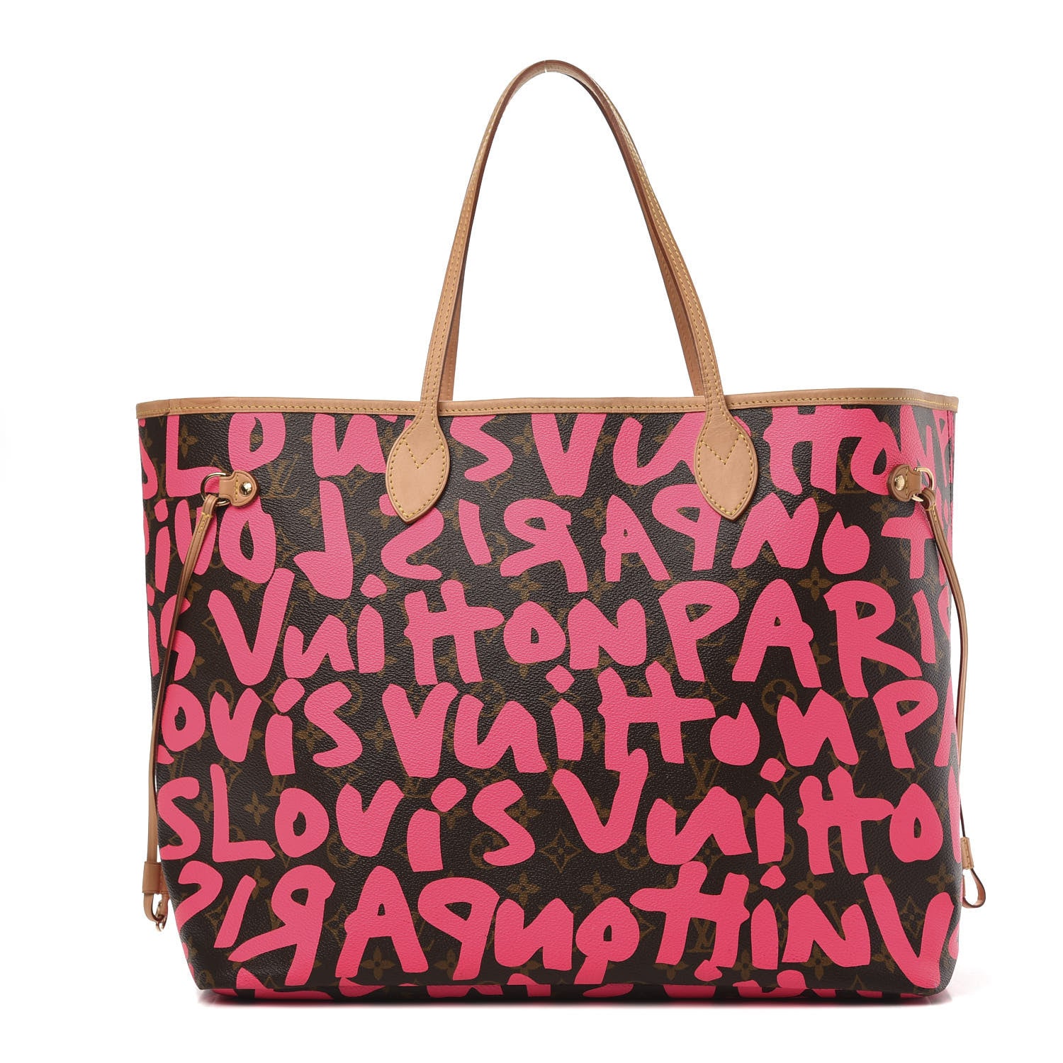 Louis Vuitton Monogram Graffiti Neverfull GM Fuchsia 1 of 12