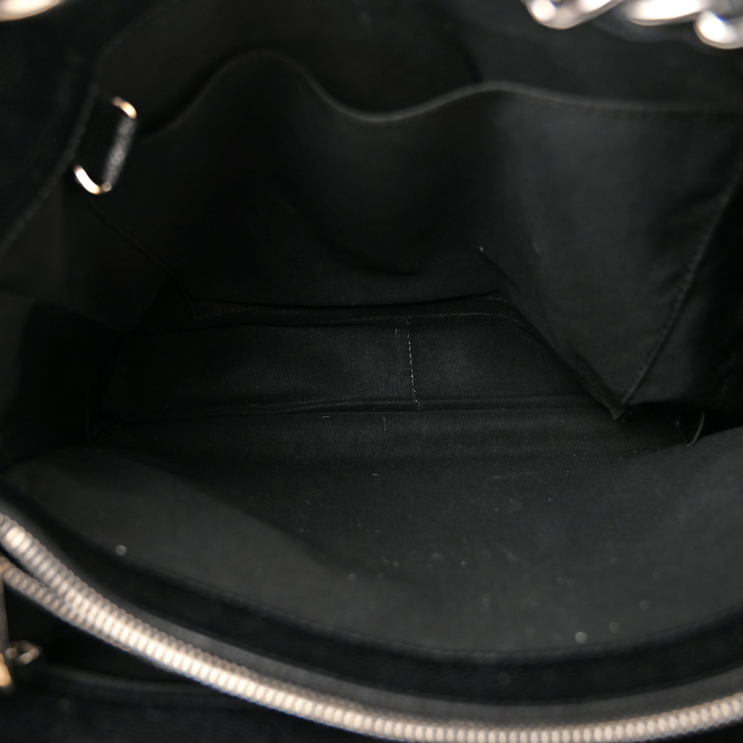 Caviar Quilted Grand Shopping Tote GST Black