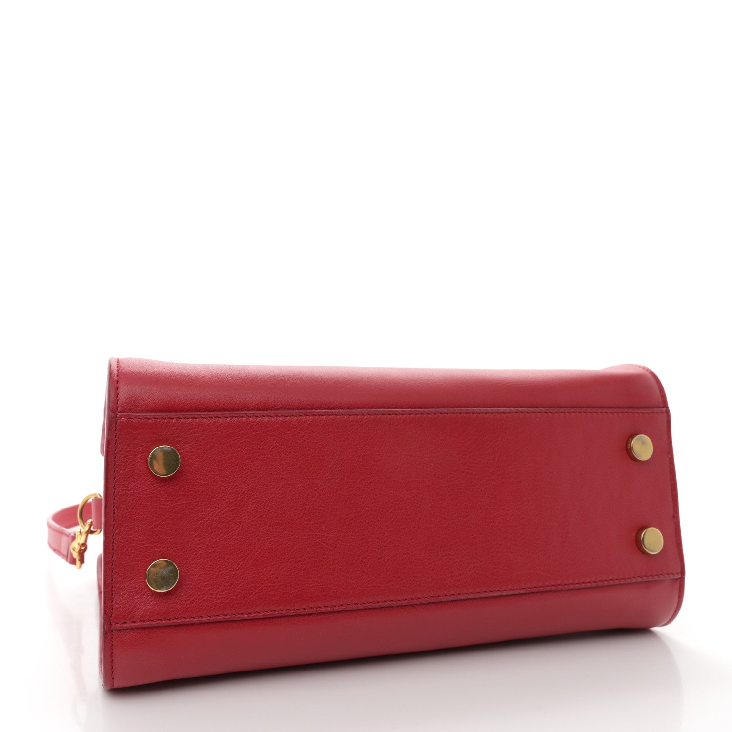 Saint Laurent Calfskin Baby Monogram Cabas Red 4 of 14